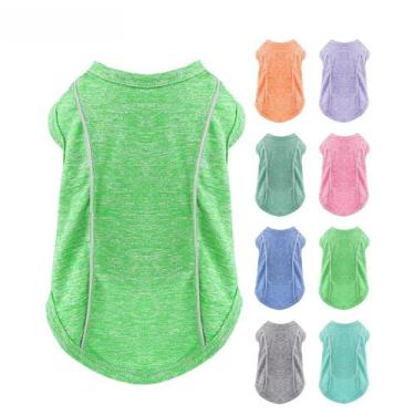 Imagem de Camisas Refletivas Para Cães Com Proteção Solar, Tecido Macio E Elásti