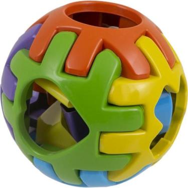 Imagem de Brinquedo Educativo Bola Super C/blocos - Kendy Brinquedos