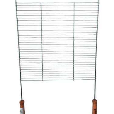Imagem de Grelha galvanizada para churrasqueira grande, medida 50x40x84 - doug