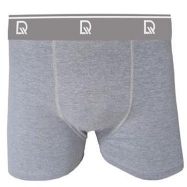 Imagem de Cueca Boxer Cotton Mescla DelRio Conforto Absoluto