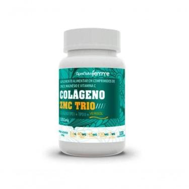Imagem de Colágeno Zmc Trio Verisol + Tipo I + Tipo Ii 1250mg 120 Caps - APISNUT