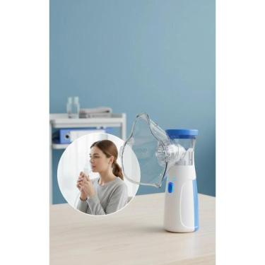 Imagem de Nebulizador Ultrassônico Portátil Branco USB Para Tosse e As - Congrat