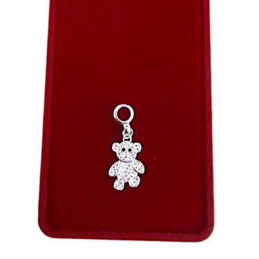 Imagem de Berloque Prata 925 Revestida Ursinho cravejado - mymo