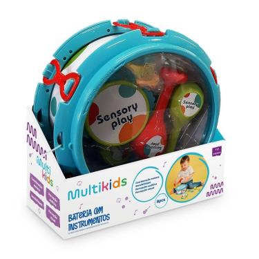 Imagem de Bateria com Instrumentos Primeira Infância Multikids  - BR2094