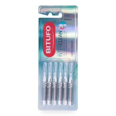 Imagem de Escova Dental Interdental Cilíndrica Ultra Fina 2m BITUFO 6 Refis