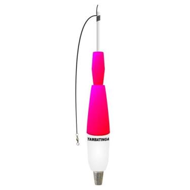 Imagem de Bóia Torpedo Pino Tambatinga 70g - Jr Pesca, Rosa