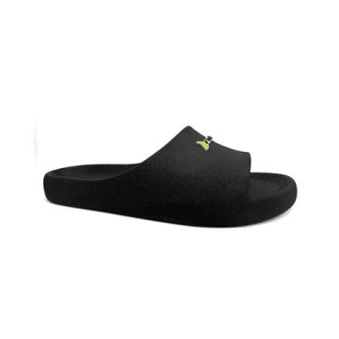 Imagem de Chinelo Rider Masculino Drip Slide 11983 Preto, 42, Preto, Branco