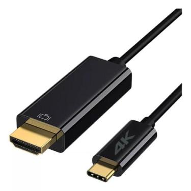 Imagem de Cabo Type C Macho Para Hdmi Macho USB-C 4K 3 Metros - Lelong