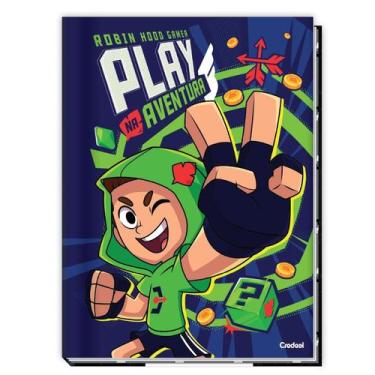 Imagem de Caderno Escolar Youtuber Robin Hood Brochurão 80Fl Capa Dura - Credeal