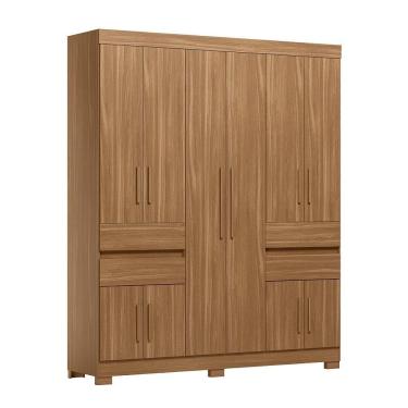 Imagem de Guarda Roupa Casal Vizanno 10 Portas Amêndola Touch - Demóbile