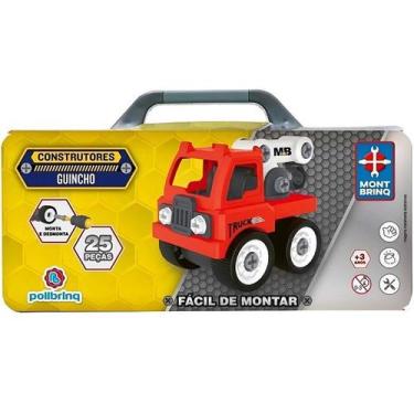 Imagem de Caminhao Guincho Monta e Desmonta 25 Peças Polibrinq BM024