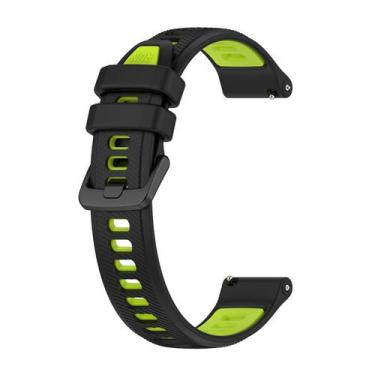 Imagem de Pulseira 18mm Sport-R compativel com Garmin Venu 4 41mm cor:Preta com 