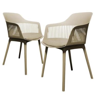 Imagem de Kit 2 Cadeiras de Jantar Design Marcela Fendi com Estofado - SF.Home