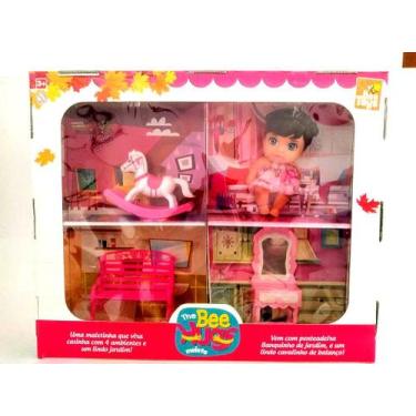 Imagem de Bee Hugs Maleta Casinha Boneca - Bee Toys