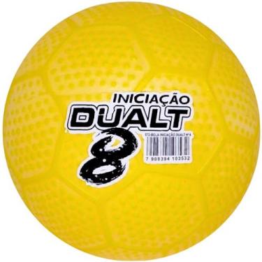 Imagem de Bola Iniciação Recreação Infantil Dualt Nº 8 Queimada Escolar, Amarelo