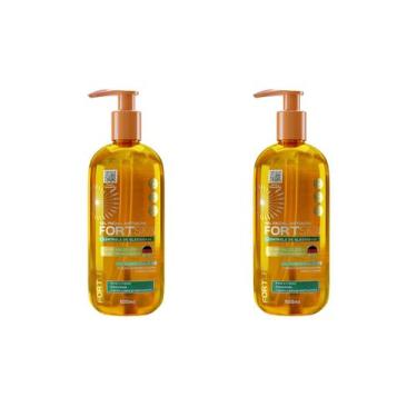 Imagem de Kit 2 Und Sabonete Gel Facial Oil Control FortSkin 500ml FortLife