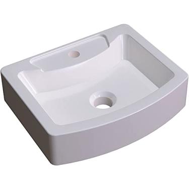 Imagem de Cuba de Apoio Retangular C01 Para Banheiro RT41 Aria Bege - Lyam Decor