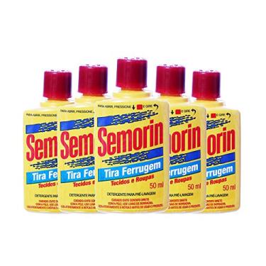 Imagem de Kit 5 Semorin Tira Ferrugem 50ml