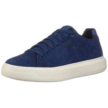 Imagem de Geox Tênis de cano baixo masculino, Jeans azul C4001, 6.5 UK