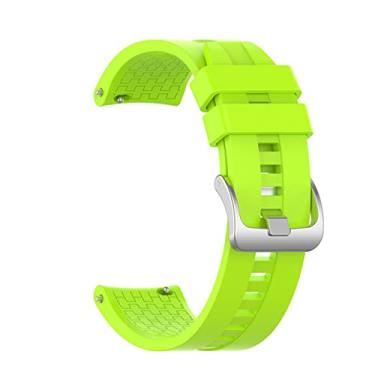 Imagem de Pulseira 22mm para Huawei GT 46mm silicone style cor:Verde Limão