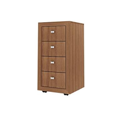 Imagem de Gaveteiro para Escritório Home Office ME4133 MDP Amendoa G69 - Gran Belo