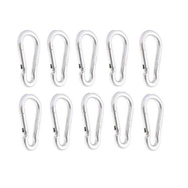 Imagem de Kit 20 Mosquetão Reparo De Aparelhos Academia Pilates 70 mm