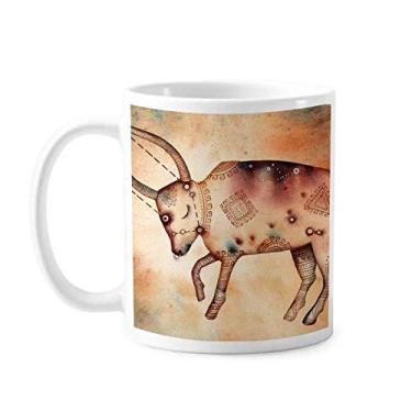 Imagem de Caneca de cerâmica do zodíaco da constelação do touro de maio de abril, xícara de porcelana de café