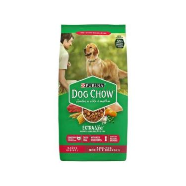 Imagem de Ração Premium Para Cachorro Dog Chow - Extralife Adulto 3Kg
