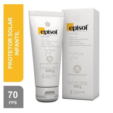 Imagem de Episol Infantil Protetor Solar Fps70 Mantecorp Skincare 100G