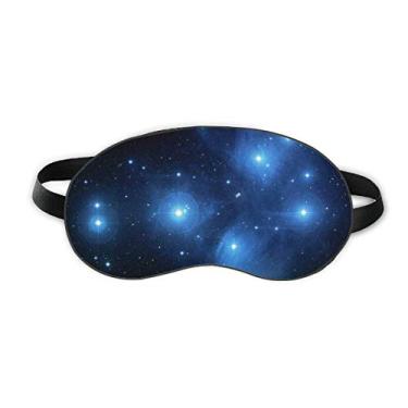 Imagem de Blue Starry Sky Stars Sleep Eye Shield Soft Night Vlindfold Shade Cover