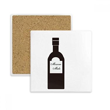 Imagem de Chave de fenda Vodka suco laranja coquetel quadrado porta-copos caneca suporte subplaca pedra isolante