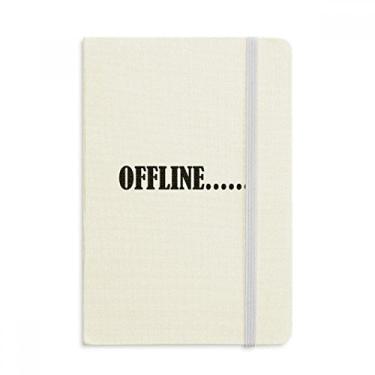 Imagem de Caderno de personagens elegantes off-line com capa dura de tecido oficial diário clássico