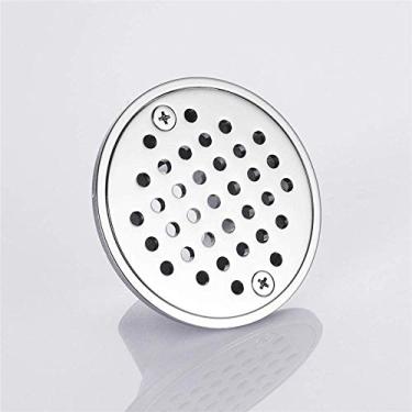 Imagem de Esgoto Ralo de Chão Ralo de Chão Ralo Cheio de Cobre Redondo Reto Banheiro Banheiro Grande Ralo Fluxo de Chão