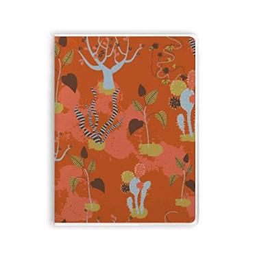 Imagem de Diário de capa macia com estampa de cacto do deserto Savanna Orange Trees