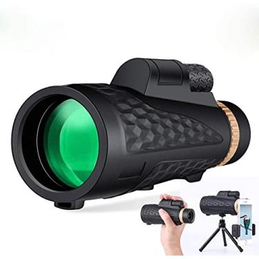 Imagem de Visor monocular 16x50 BAK4 Prisma Dual Focus compacto à prova d'água Monóculo para observação de pássaros da vida selvagem com tripé adaptador de telefone