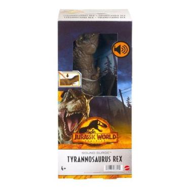 Imagem de Dinossauro Jurassic World C/ Som 30 Cm Tyrannosaurus Rex - Mattel