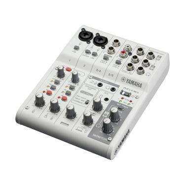 Imagem de Mesa de Som e Interface Analógica AG06MK2 W Branca Yamaha