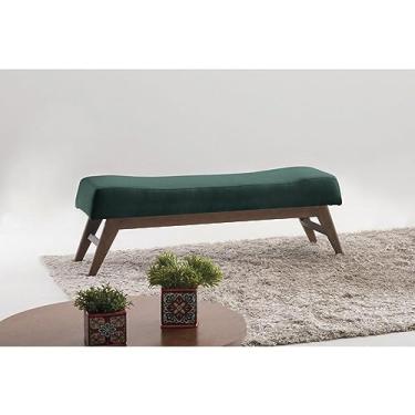 Imagem de Puff 140cm Pés Imbuia Horus Sofani Verde