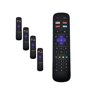 Imagem de Kit 5 Controle Remoto Para TV Philco Roku Smart TV Ptv32g70rch