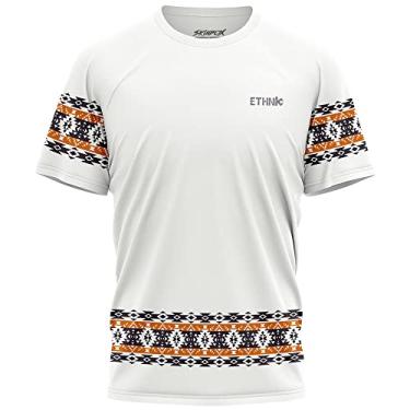 Imagem de Camiseta Masculina Etnica Estampa HD Tribal Adinkra Streetwear Casual