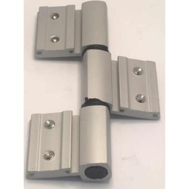 Imagem de DOBRADICA ENCAIXE TRIPLA LINHA SUPREMA PORTA ALUMINIO ABRIR GIRO FOSCO
