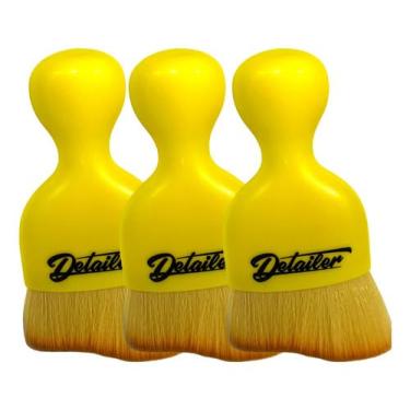 Imagem de KIT 3 Mini Pincel interno macio Limpa ar Cantos Detailer