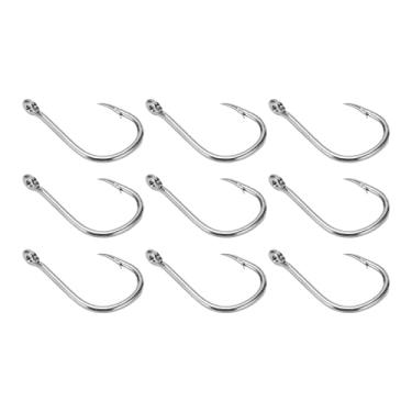 Imagem de Anzol de Pesca de Aço Inoxidável Resistente Anzol de Pesca de Arame Farpado de Aço Inoxidável Resistente (9)