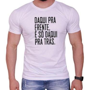 Imagem de Camiseta Masculina Long Line Camisa Masculina Frases da moda-Masculino