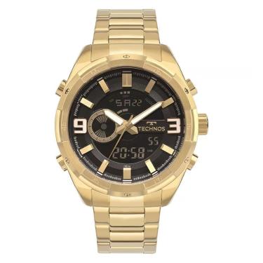 Imagem de Relógio Technos Masculino Digitech Dourado Yxd0645Aaa/1P