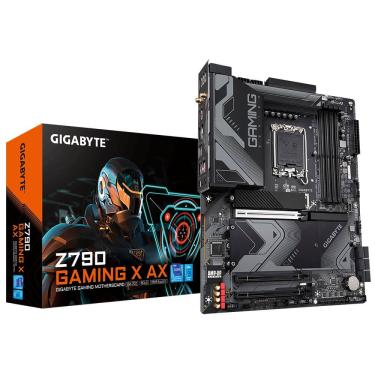 Imagem de Placa Mãe Gigabyte Z790 Gaming X AX WiFi LGA 1700 ATX DDR5 M.2