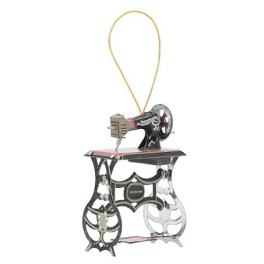 Imagem de Máquina de Costura Ornamento Estanho Brinquedos Pingentes para Máquina de Bordar, Brinquedo do Jogo para o Dispositivo da Máquina de Alfaiataria de Natal, Conjuntos de Presente