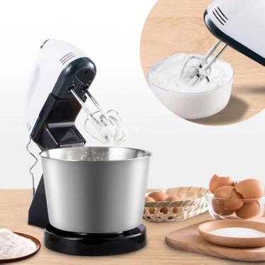 Imagem de Batedeira Para Bolo De Mão Simples Portatil Com Tigela Batedeiras Bolos 2L 110V