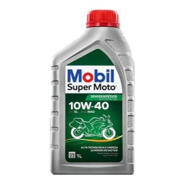 Imagem de Oleo 10w40 mobil super moto 4t mx power semissintetico 1l