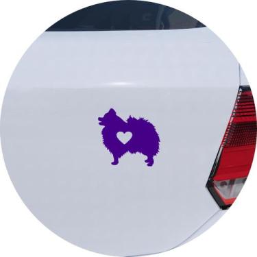 Imagem de Adesivo de Carro Lulu Da Pomerânia - Cor Roxo - Melhor Adesivo, Roxo